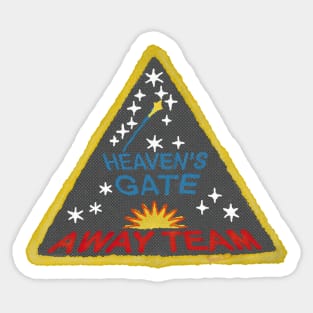 Heaven's Gate Cult #5 Away Team Patch Design Sticker
